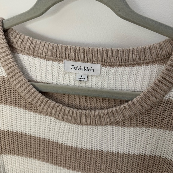 Calvin Klein Striped Sweater - Picture 3 of 5
